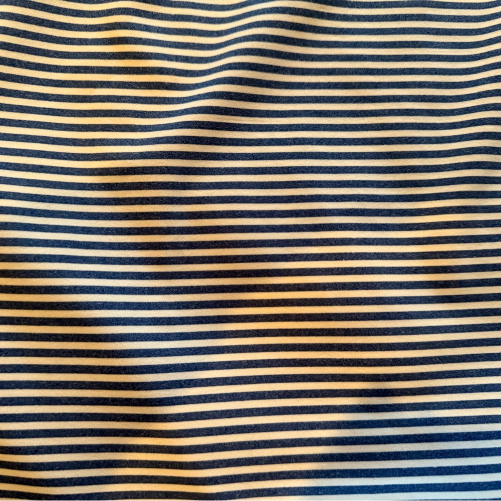 Vineyard Vines Striped Performance Polo in Navy and White - Picture 7 of 11